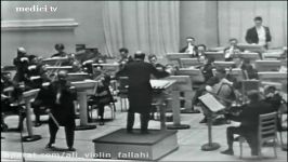 Gennadi Rozhdestvensky with David Oistrakh  Brahms Violin Concerto in D Major