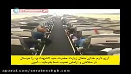 عرض ارادت عاشقانه خلبان پاکستانی به امام حسینع