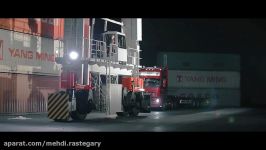 BOXHUNTER® RTG crane in action part 2 BOXHUNTER® loads a truck