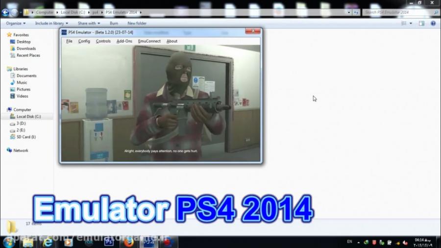 شبیه ساز Emulator PS4 کامپیوتر 2016