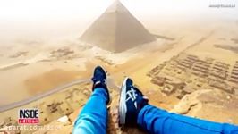 بالا رفتن غیر قانونی نوجوانی اهرام مصر