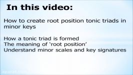 Chords Part 2 Tonic Triads Minor Keys