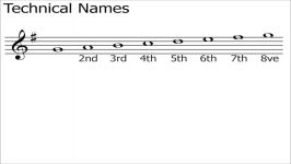 Technical Names of Scale Notes Music Theory